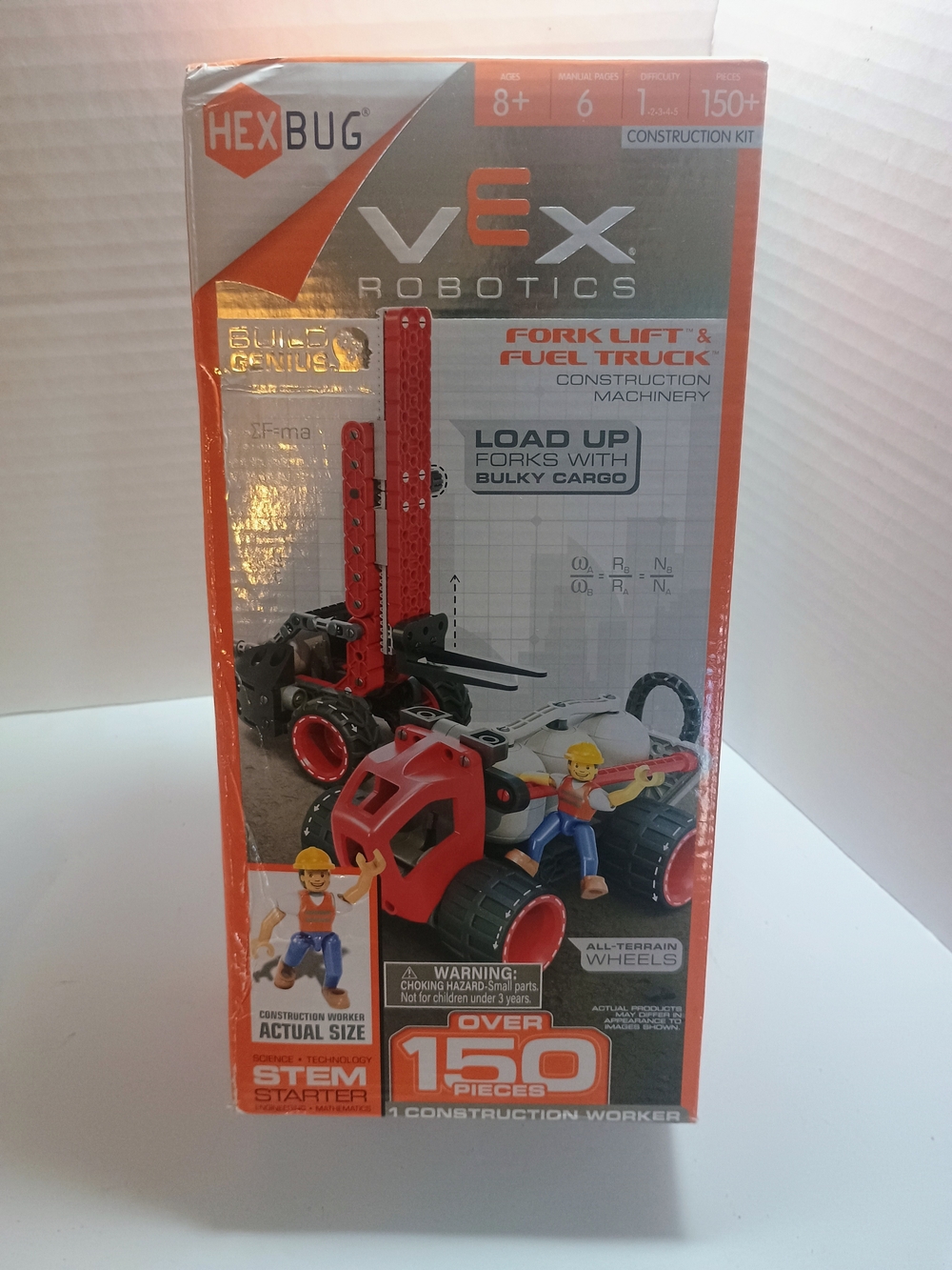 VEX Robotics Red Forklift & Fuel Truck Construction Kit - STEM Building Set